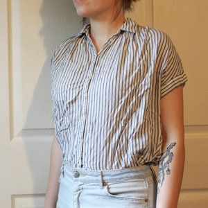 Madewell short-sleeve button-up, size XS